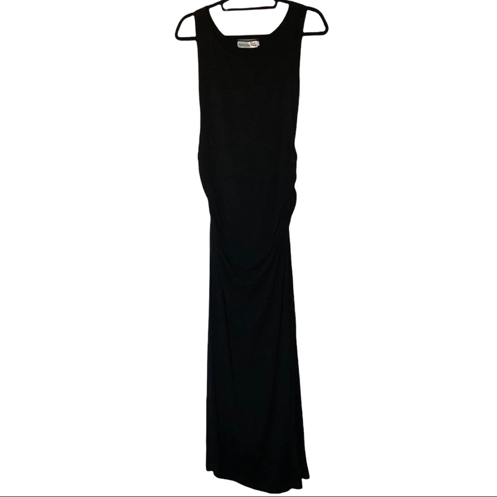 Black Cherry Maternity Maxi Dress